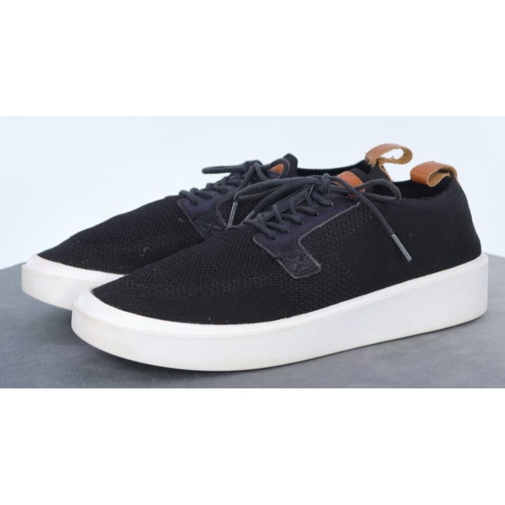 BYLT Lido Men's Knit Sneakers Shoes Size EU 42 US 9 Black Tan